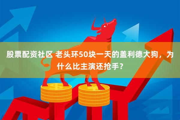 股票配资社区 老头环50块一天的盖利德大狗，为什么比主演还抢手？